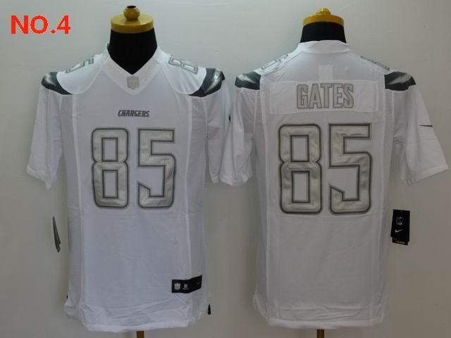 Men's Los Angeles Chargers #85 Antonio Gates Jersey NO.4;